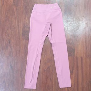 Pink leggings from gymshark x Whitney Simmons